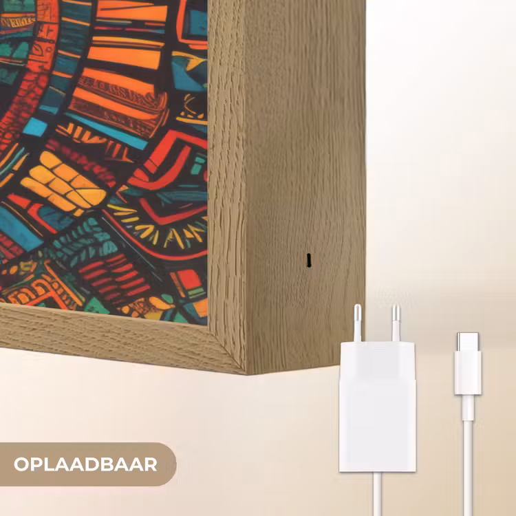 Lightbox - Wandlamp - Mandala - Cirkels - Patronen — 7