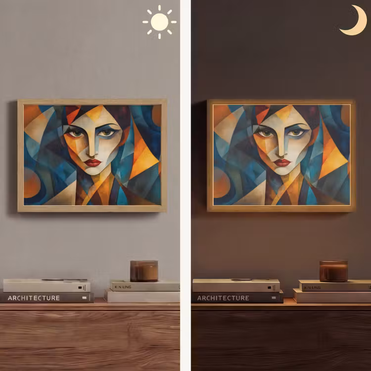 Lightbox - Wandlamp - Portret - Abstract - Vormen — 6