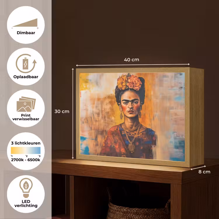 Lightbox - Wandlamp - Portret - Sieraden - Schilderachtig — 10