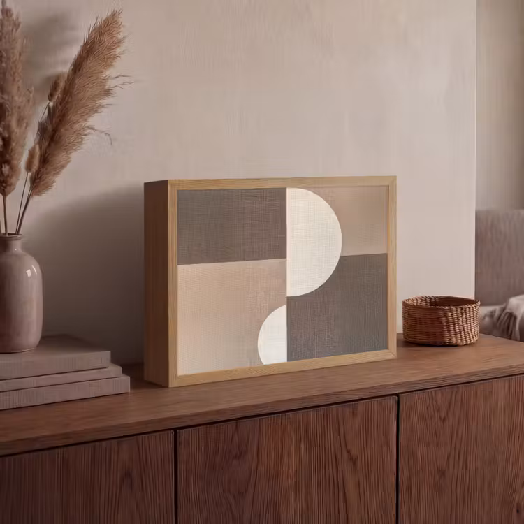 Lightbox - Wandlamp - Raster - Halve cirkels - Contrast — 4