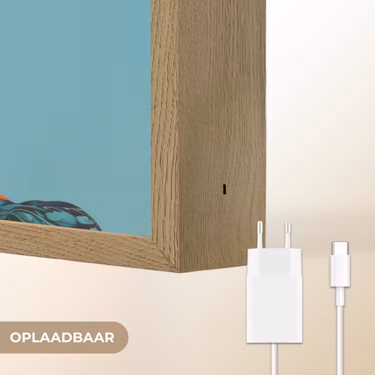 Lightbox - Wandlamp - Vrouw - Blauw - Vlinder - Bloemen - Aesthetic — 7
