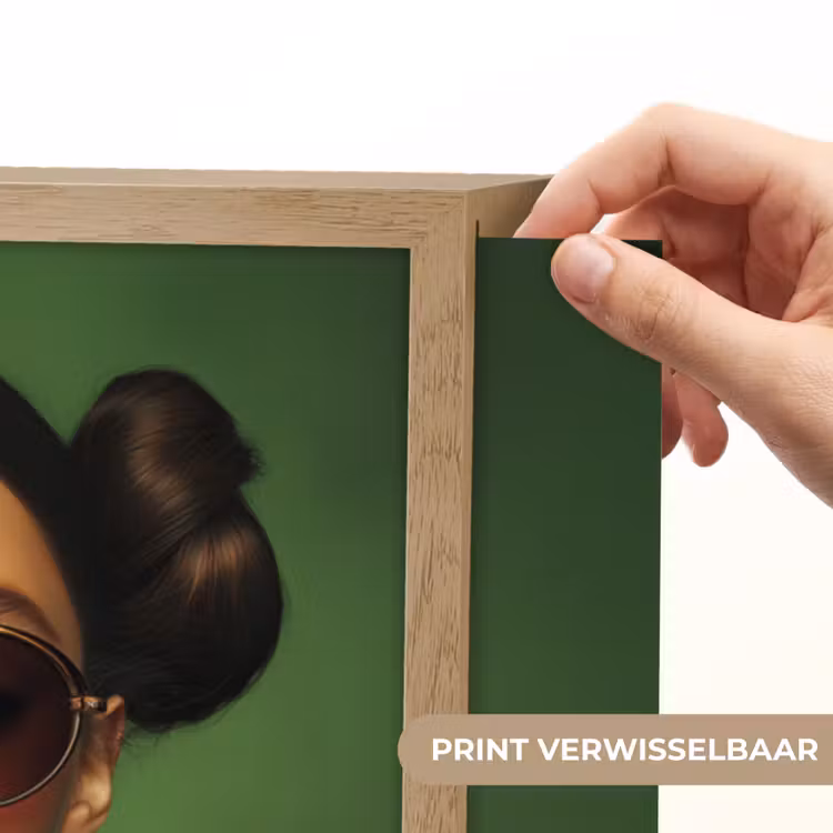Lightbox - Wandlamp - Vrouw - Groen - Bril - Aesthetic - Modern — 5