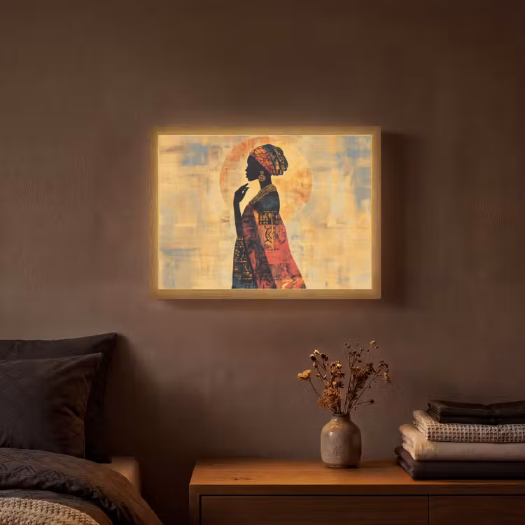Lightbox - Wandlamp - Vrouw - Silhouet - Patronen - Sierlijk — 3