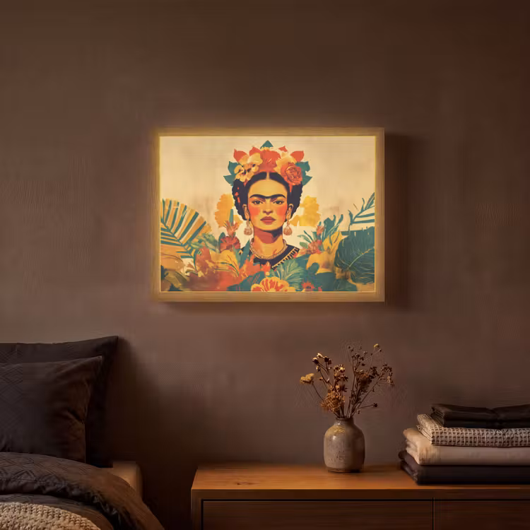 Lightbox - Wandlamp - Vrouwelijk - Bloemen - Sieraden — 3