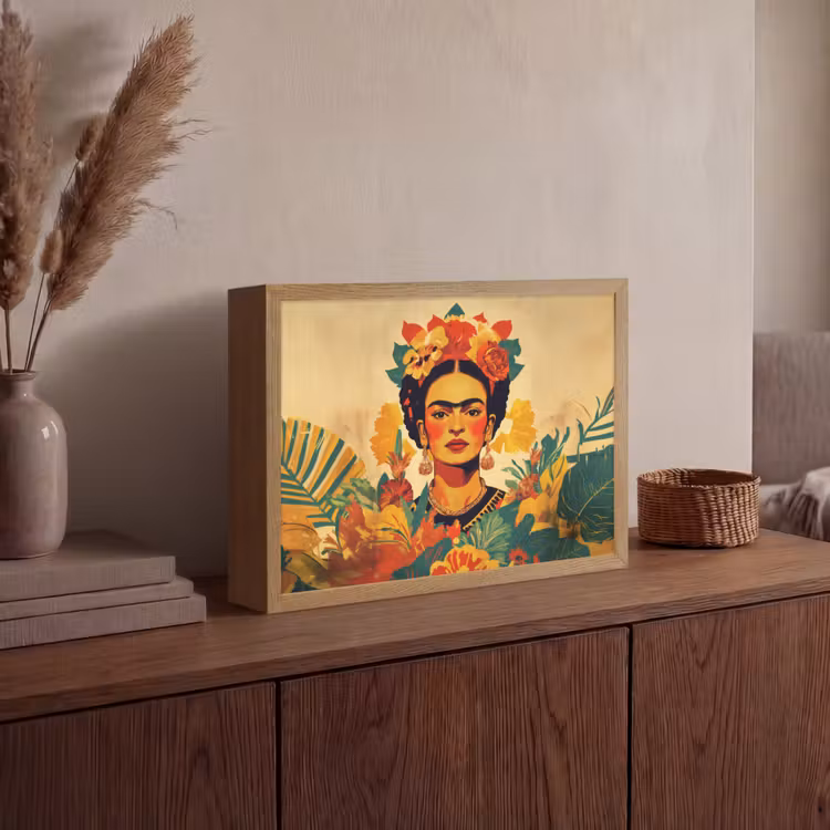 Lightbox - Wandlamp - Vrouwelijk - Bloemen - Sieraden — 4
