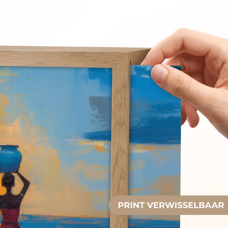 Lightbox - Wandlamp - Vrouwen - Strand - Zondsondergang — 5