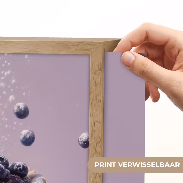 Lightbox - Wandlamp - Eten - Taart - Bessen - Blauw — 5