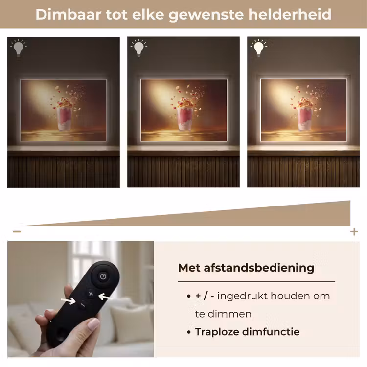 Lightbox - Wandlamp - Framboos - Smoothie - Drinken - Roze — 9