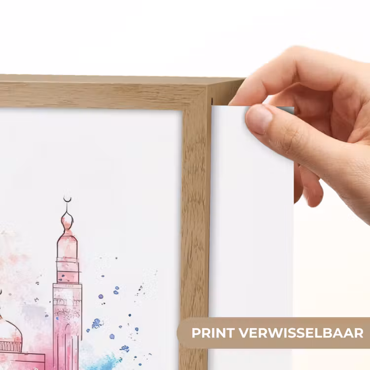 Lightbox - Wandlamp - Moskee - Eid Mubarak - Suikerfeest - Kleurrijk - Ramadan - Islamitische — 5