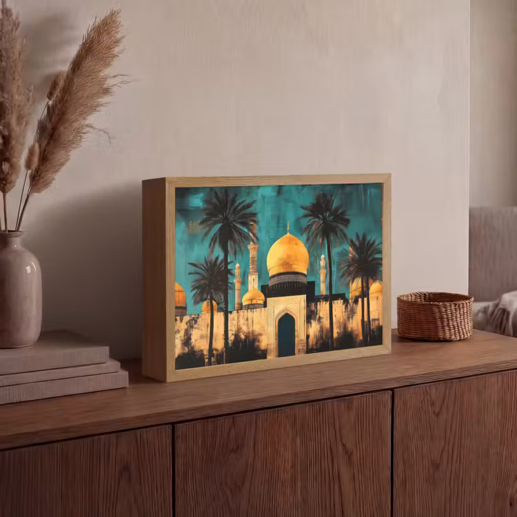 Lightbox - Wandlamp - Moskee - Goud - Arabisch - Islamitische — 4