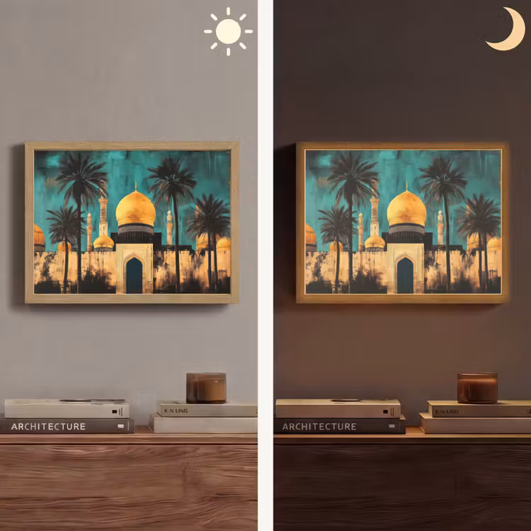 Lightbox - Wandlamp - Moskee - Goud - Arabisch - Islamitische — 6