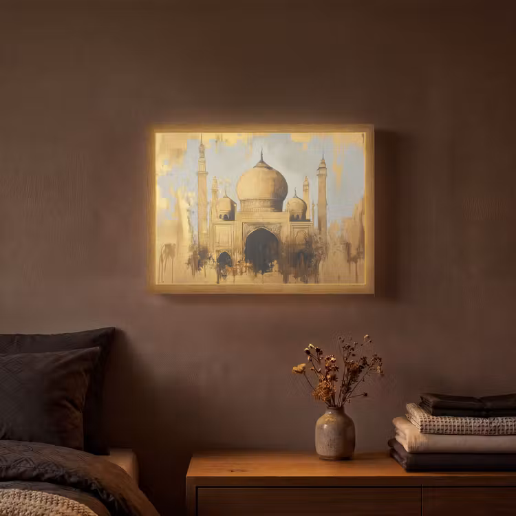 Lightbox - Wandlamp - Moskee - Goud - Arabisch - Ramadan - Islamitische — 3