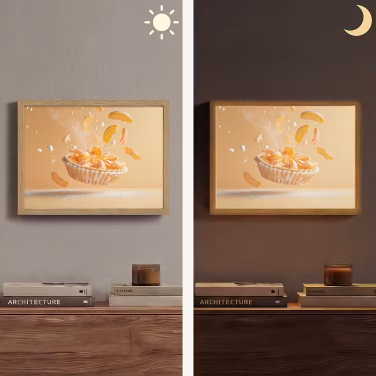 Lightbox - Wandlamp - Peach - Eten - Taart - Oranje — 6
