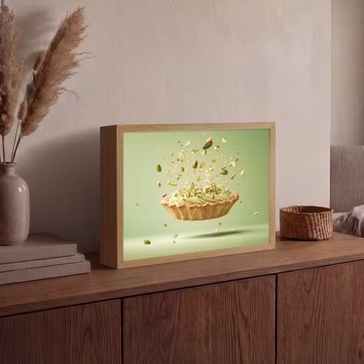Lightbox - Wandlamp - Pistache - Taart - Noten - Eten — 4