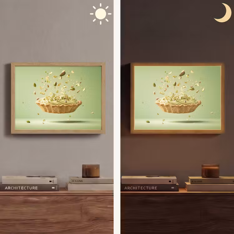Lightbox - Wandlamp - Pistache - Taart - Noten - Eten — 6