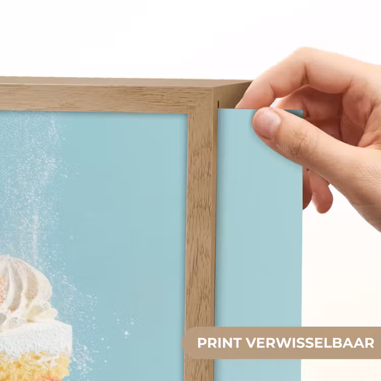 Lightbox - Wandlamp - Slagroom - Taart - Blauw - Eten — 5