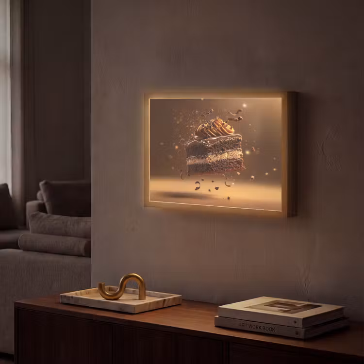 Lightbox - Wandlamp - Taart - Chocolade - Eten - Brownie — 2