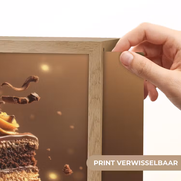 Lightbox - Wandlamp - Taart - Chocolade - Eten - Brownie — 5