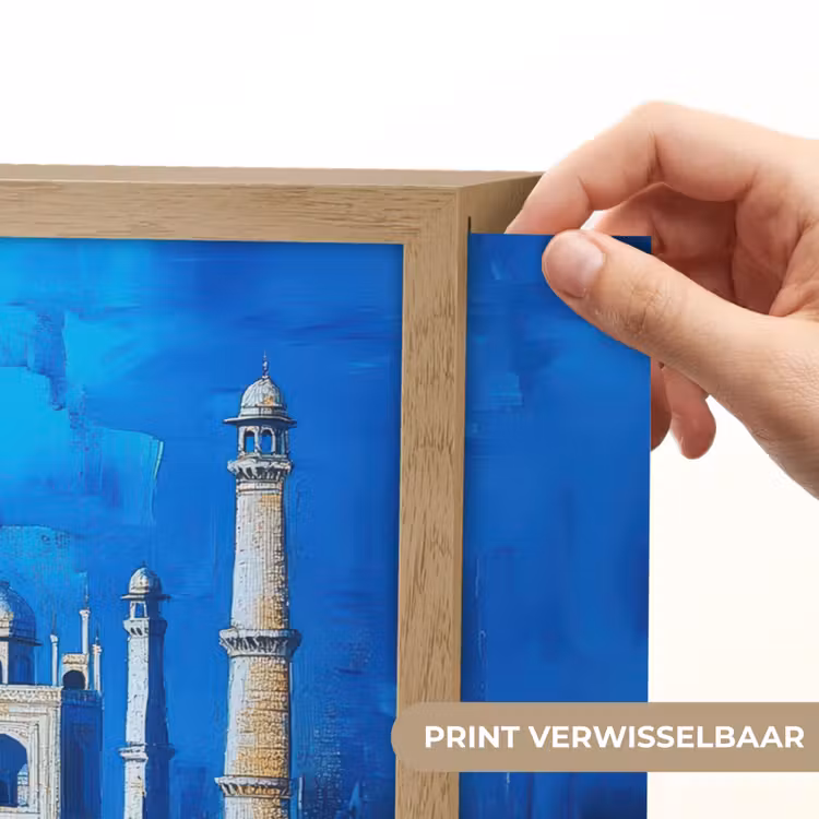 Lightbox - Wandlamp - Taj Mahal - Ramadan - Blauw - Islamitische — 5