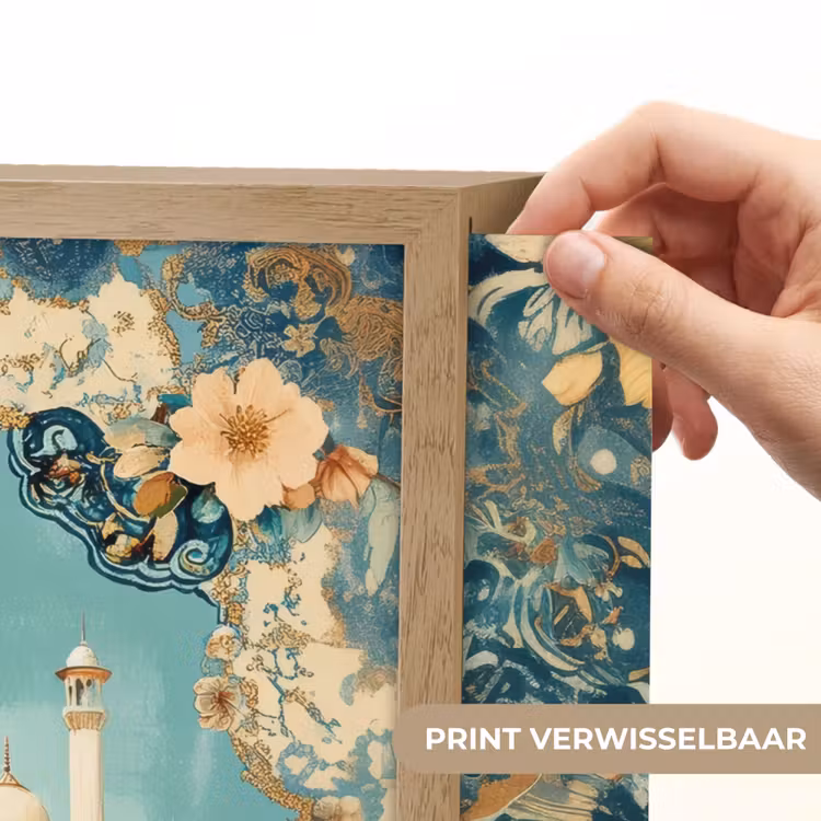 Lightbox - Wandlamp - Taj Mahal - Ramadan - Bloemen - Islamitische — 5