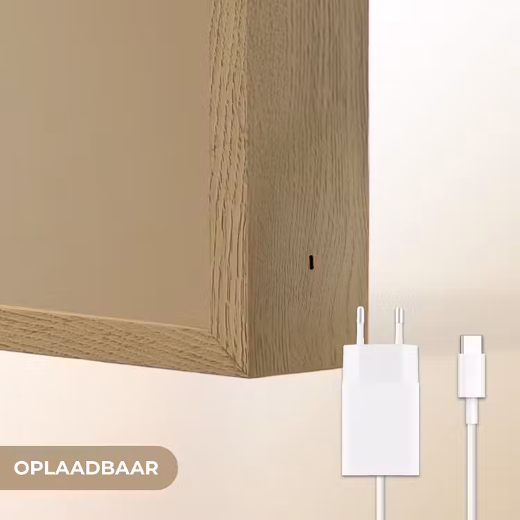 Lightbox - Wandlamp - Vrouw - Beige - Bloem - Modern - Portret — 7