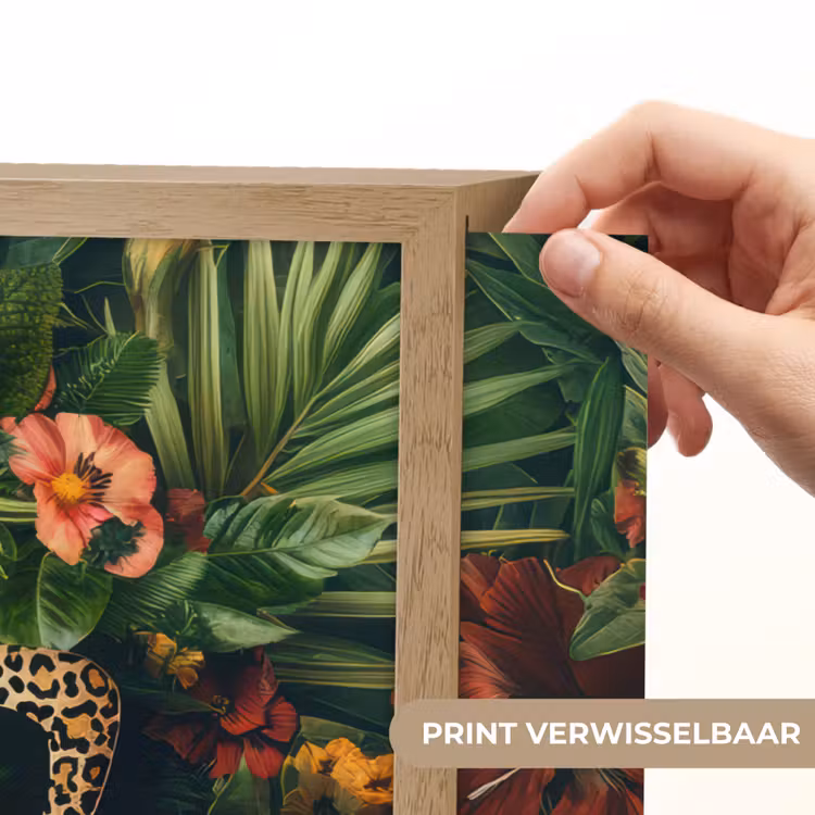 Lightbox - Wandlamp - Vrouw - Panterprint - Jungle - Natuur - Luxe — 5