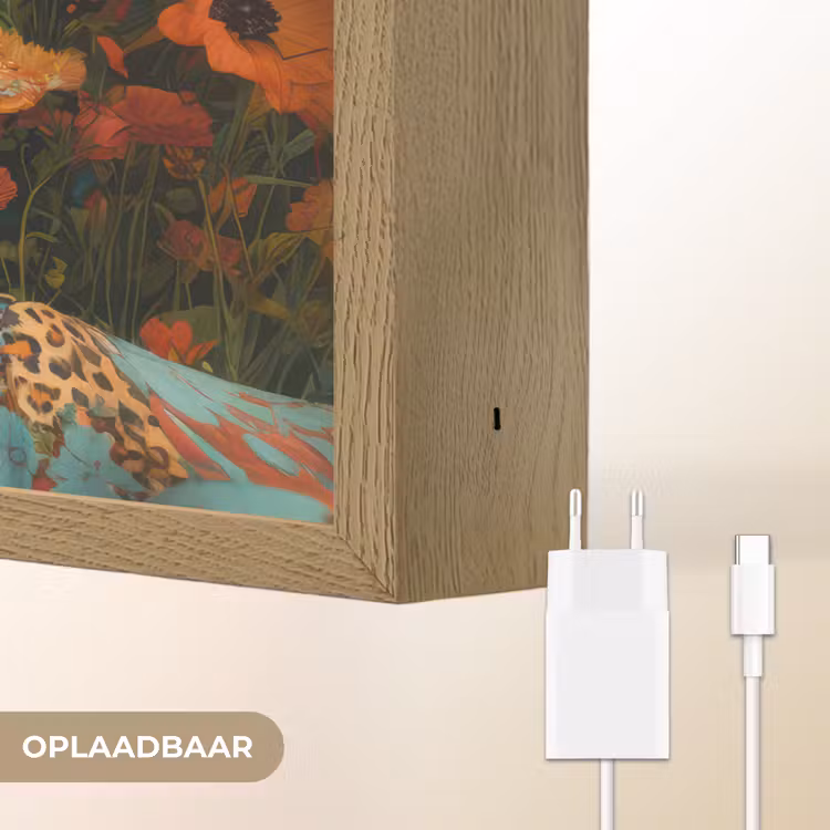 Lightbox - Wandlamp - Vrouwen - Bloemen - Modern - Bril - Abstract — 7