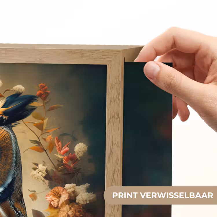 Lightbox - Wandlamp - Uil - Vogel - Bloemen - Planten - Botanisch — 5