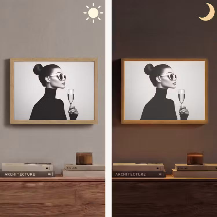 Lightbox - Wandlamp - Vrouw - Champagne - Modern — 6
