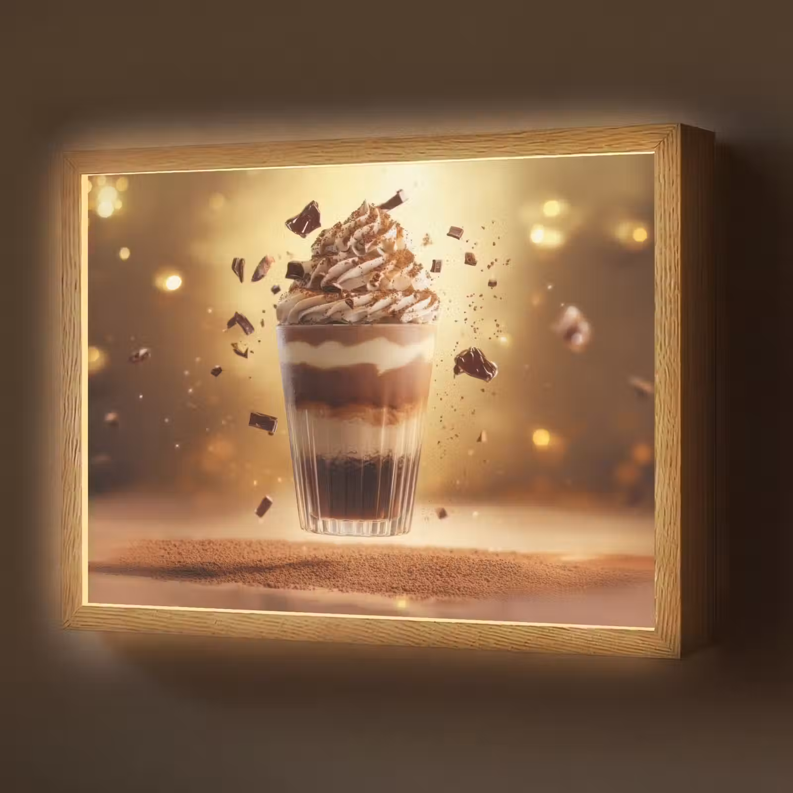 Lightbox - Wandlamp - Dessert - Chocolade - Zoet - Eten — 1