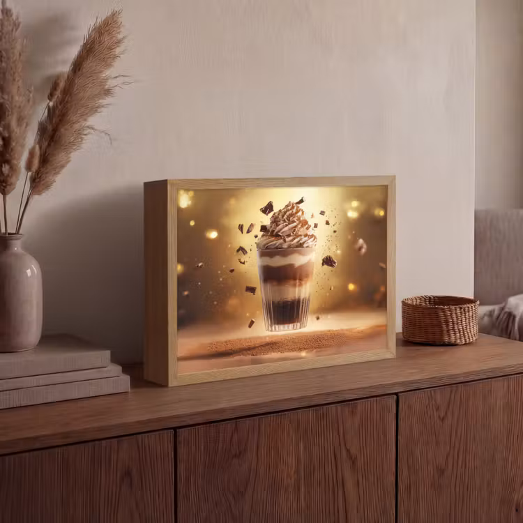 Lightbox - Wandlamp - Dessert - Chocolade - Zoet - Eten — 4