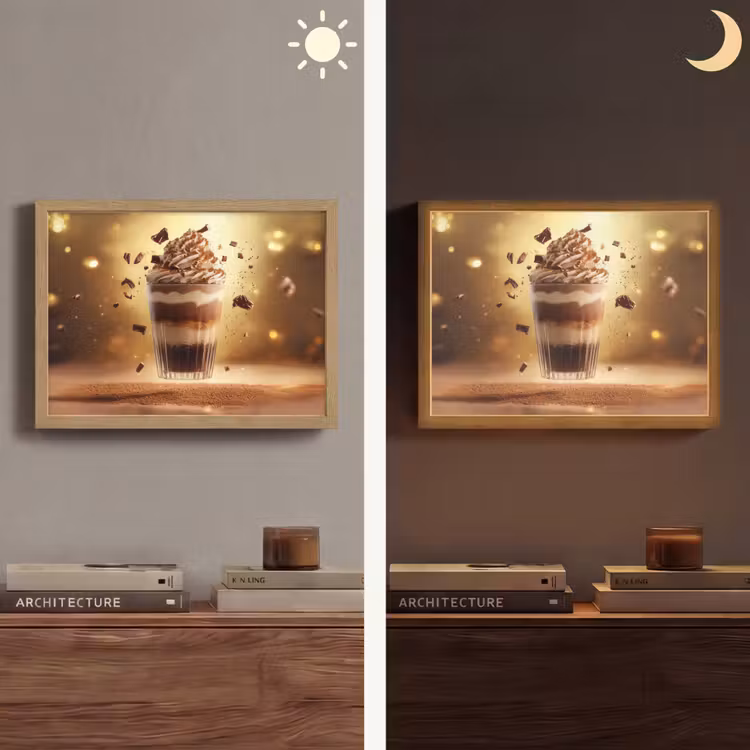 Lightbox - Wandlamp - Dessert - Chocolade - Zoet - Eten — 6