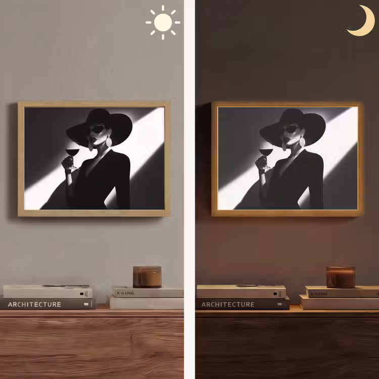 Lightbox - Wandlamp - Vrouw - Wijn - Chic — 6