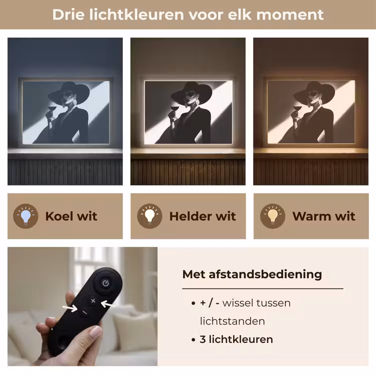 Lightbox - Wandlamp - Vrouw - Wijn - Chic — 8