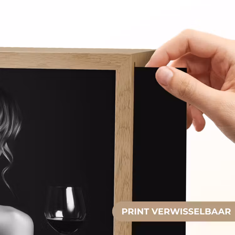 Lightbox - Wandlamp - Vrouw - Wijn - Jurk — 5