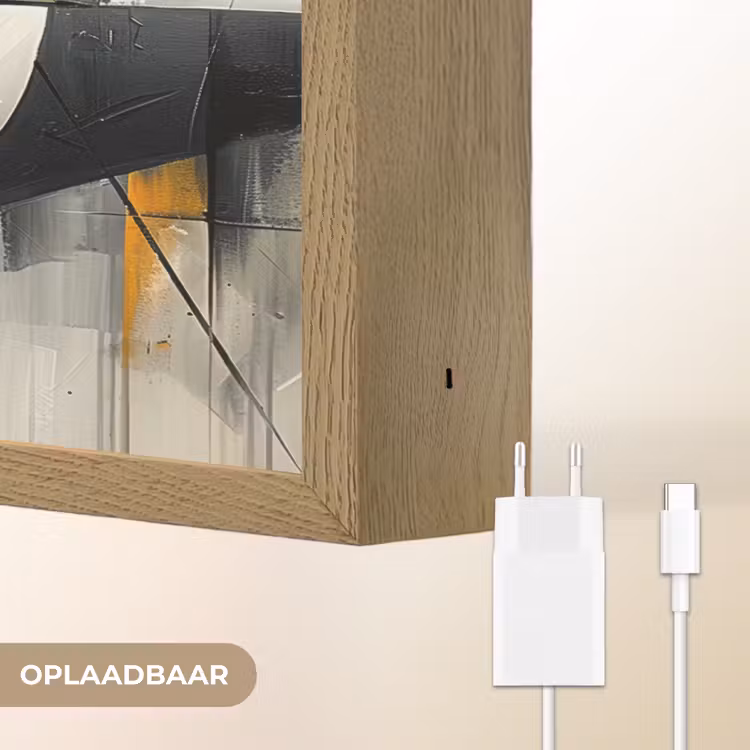 Lightbox - Wandlamp - Geel - Abstract - Modern - Vormen — 7