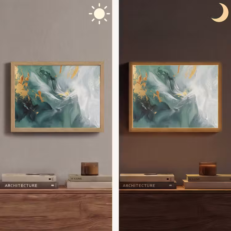 Lightbox - Wandlamp - Groen - Modern - Marmer - Abstract — 6