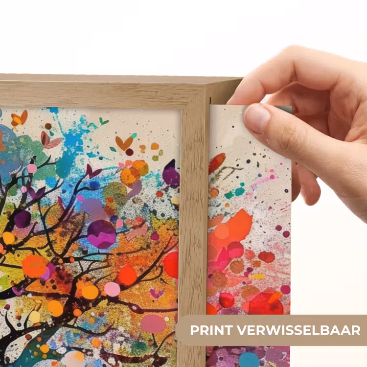 Lightbox - Wandlamp - Levensboom - Natuur - Kleurrijk - Boom — 5