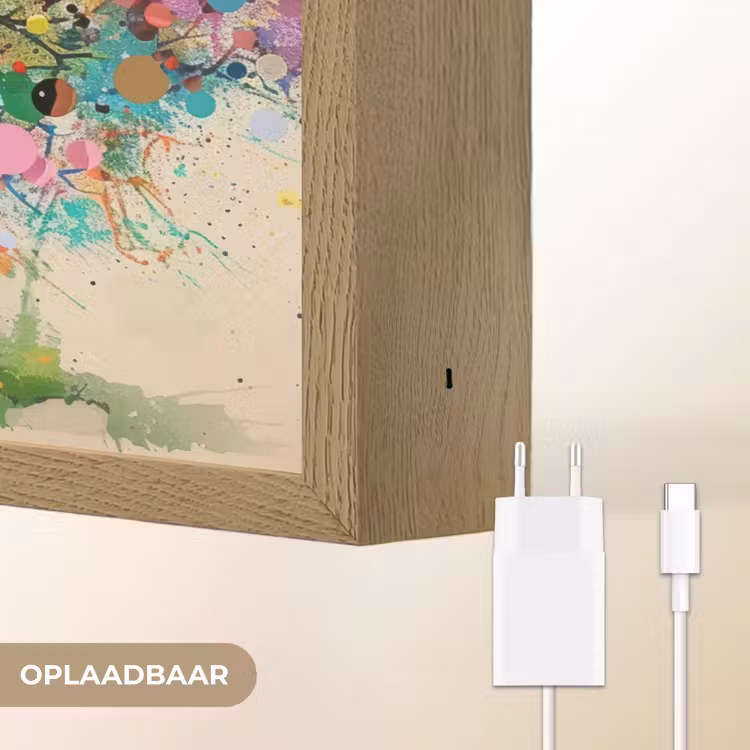 Lightbox - Wandlamp - Levensboom - Natuur - Kleurrijk - Boom — 7