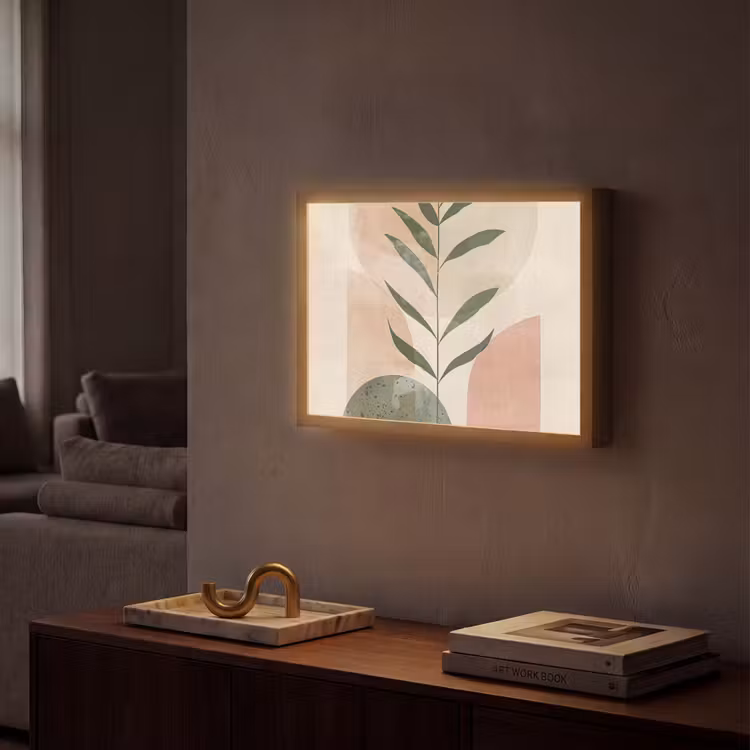 Lightbox - Wandlamp - Modern - Roze - Groen - Natuur - Aesthetic — 2