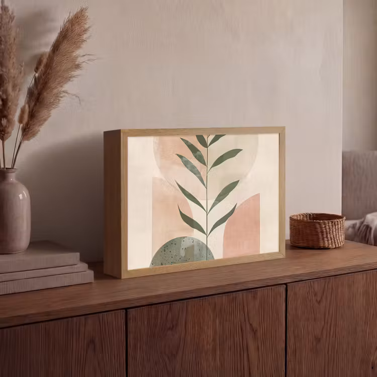 Lightbox - Wandlamp - Modern - Roze - Groen - Natuur - Aesthetic — 4