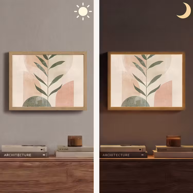 Lightbox - Wandlamp - Modern - Roze - Groen - Natuur - Aesthetic — 6
