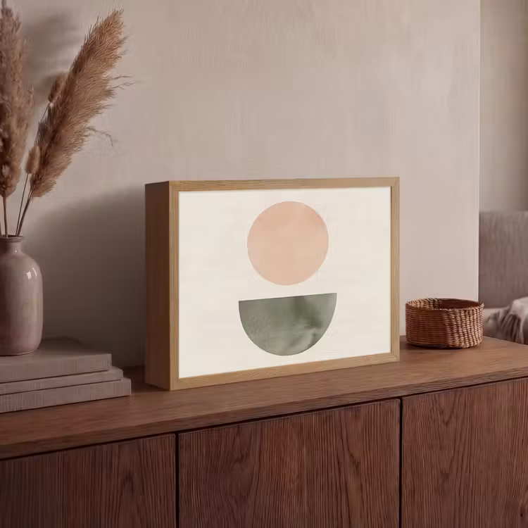 Lightbox - Wandlamp - Modern - Roze - Groen - Natuur - Geometrisch - Vormen — 4