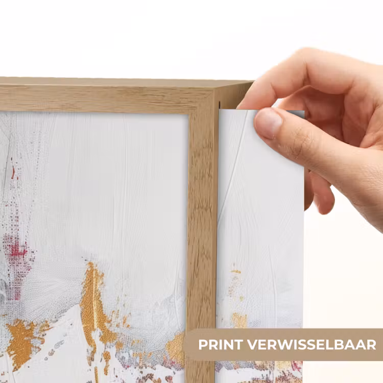 Lightbox - Wandlamp - Rood - Marmer - Abstract - Goud - Modern — 5