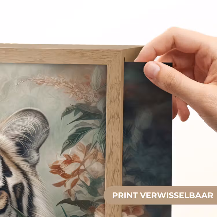 Lightbox - Wandlamp - Tijger - Vlinders - Dieren - Jungle - Bloemen — 5