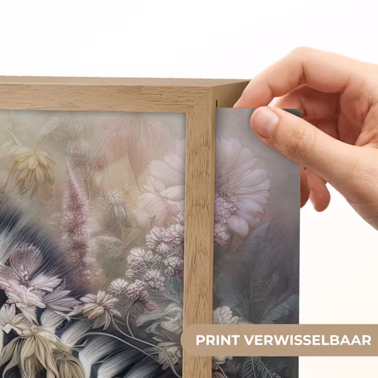 Lightbox - Wandlamp - Zebra - Wilde dieren - Vlinder - Bloemen — 5