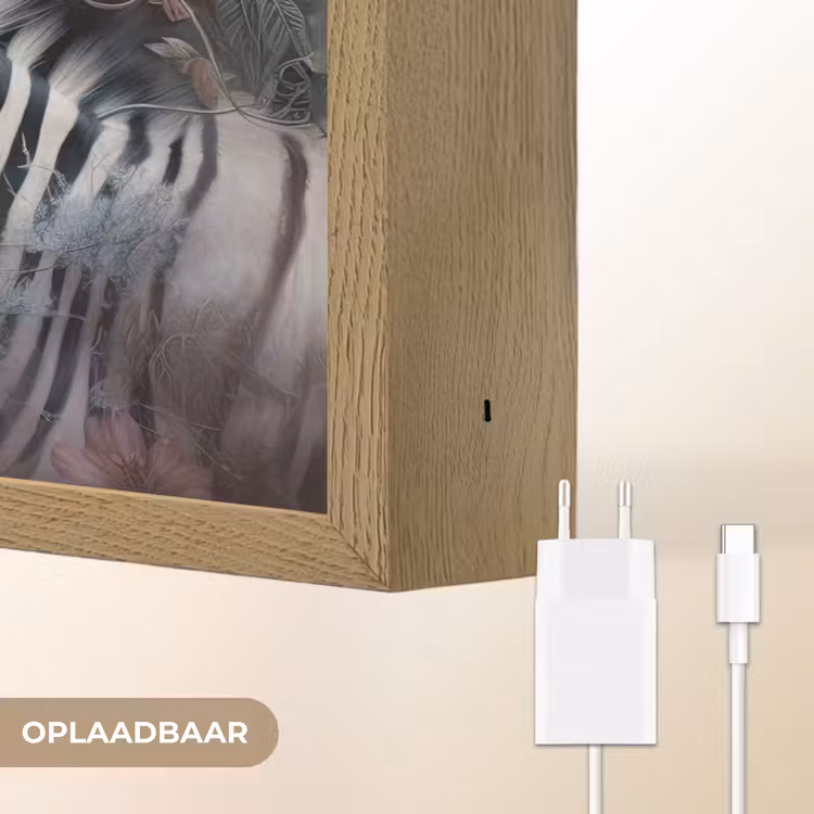 Lightbox - Wandlamp - Zebra - Wilde dieren - Vlinder - Bloemen — 7