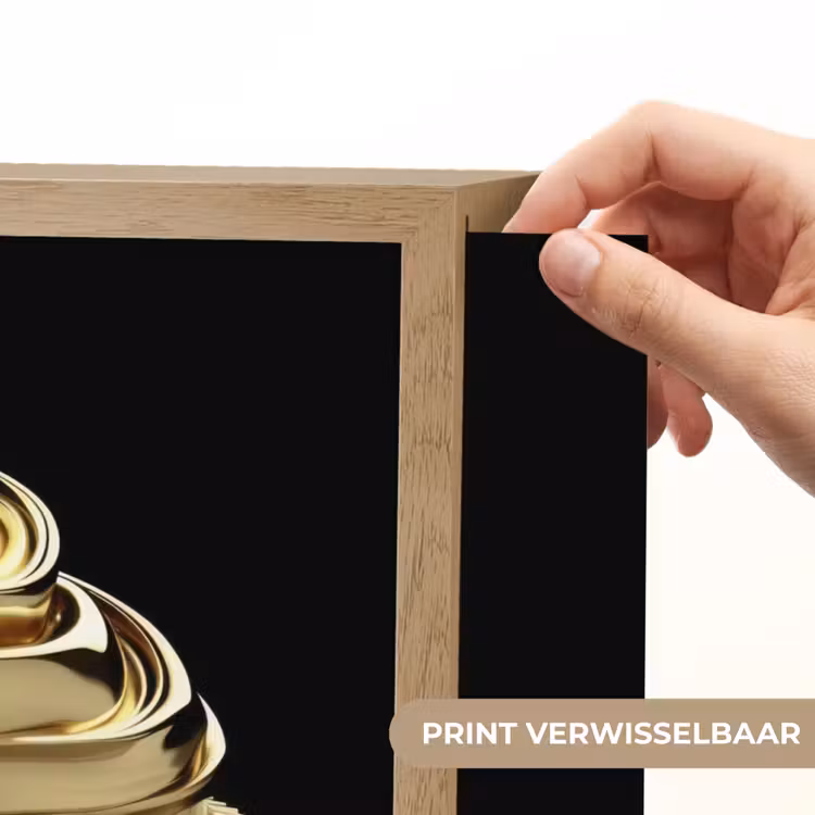 Lightbox - Wandlamp - Cupcake - Eten - Goud - Zwart — 5