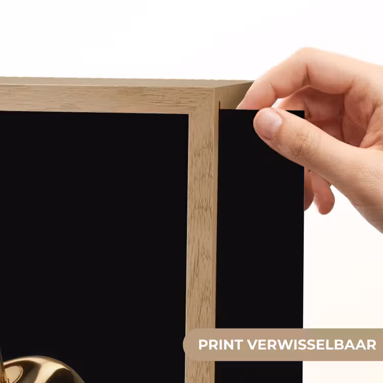 Lightbox - Wandlamp - Kersen - Zwart - Goud - Chrome — 5