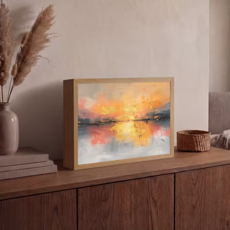 Lightbox - Wandlamp - Modern - Abstract - Goud - Roze — 4